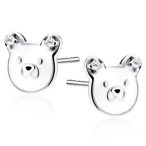Cercei argint ursulet cu pietre Teddy Bear DiAmanti Z2207ER_W-DIA (Argint 925‰ 0,7 g.) Cercei argint ursulet cu pietre Teddy Bear DiAmanti Z2207ER_W-DIA (Argint 925‰ 0,7 g.)